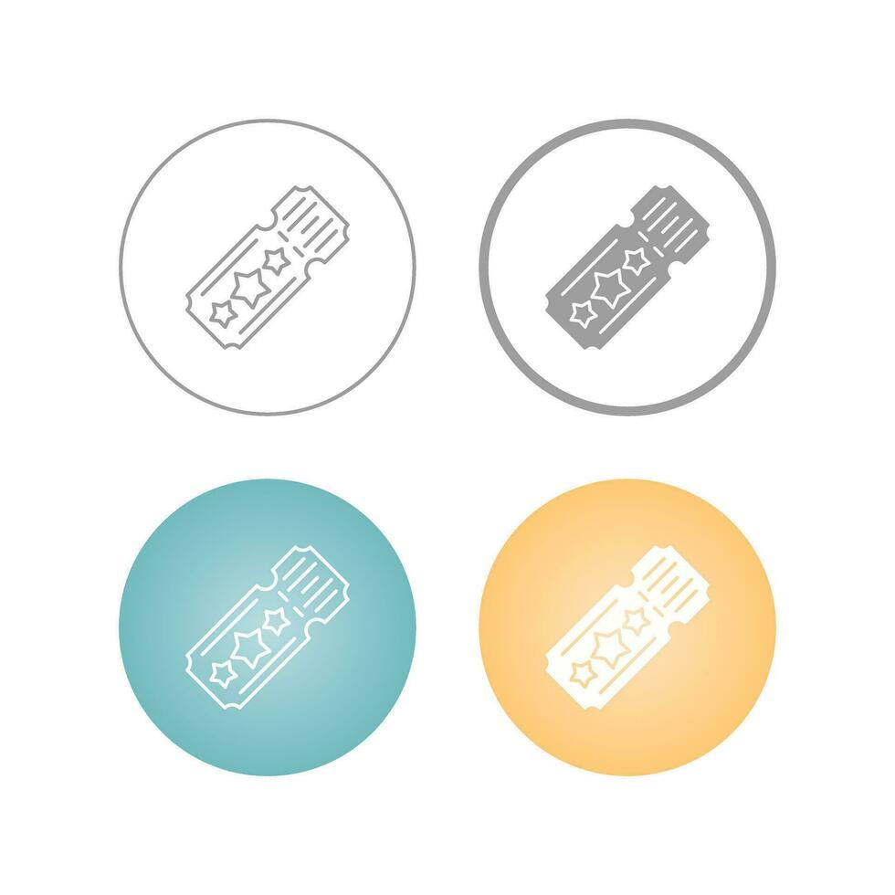 Ticket Vector Icon