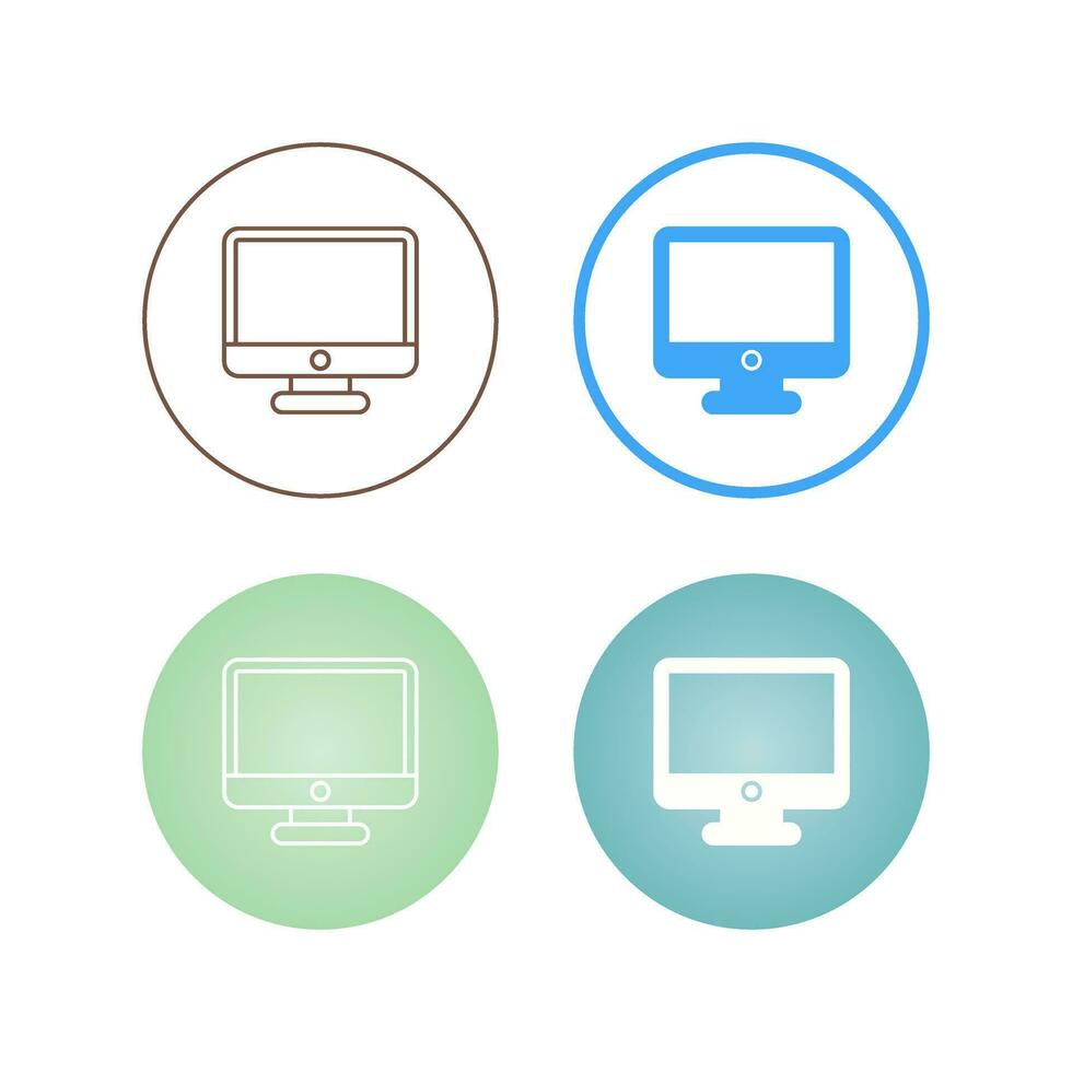 Monitor Vector Icon