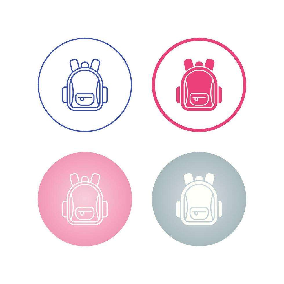 Backpack Vector Icon