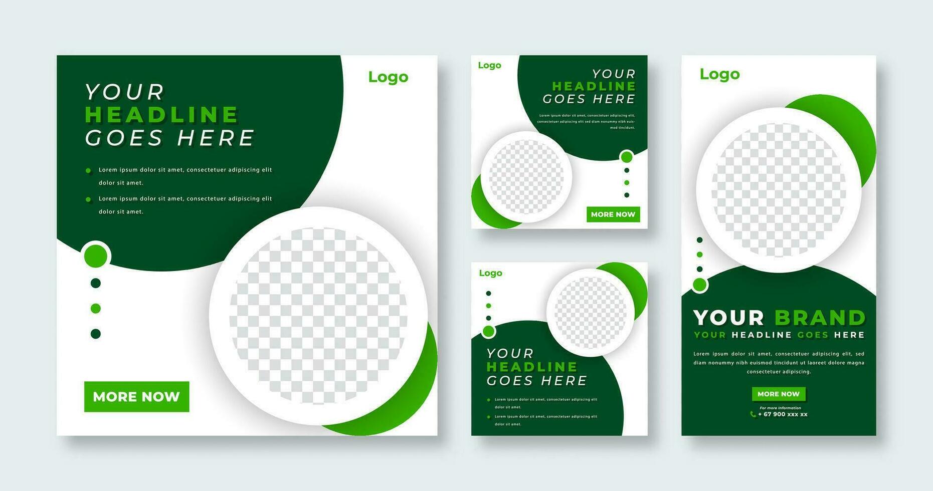 Unique Modern Social Media Post for Online Marketing Promotion Banner, Story and Web Internet Ads Flyer vector