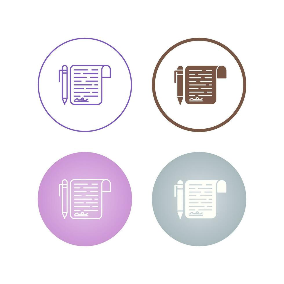 Agreement Vector Icon