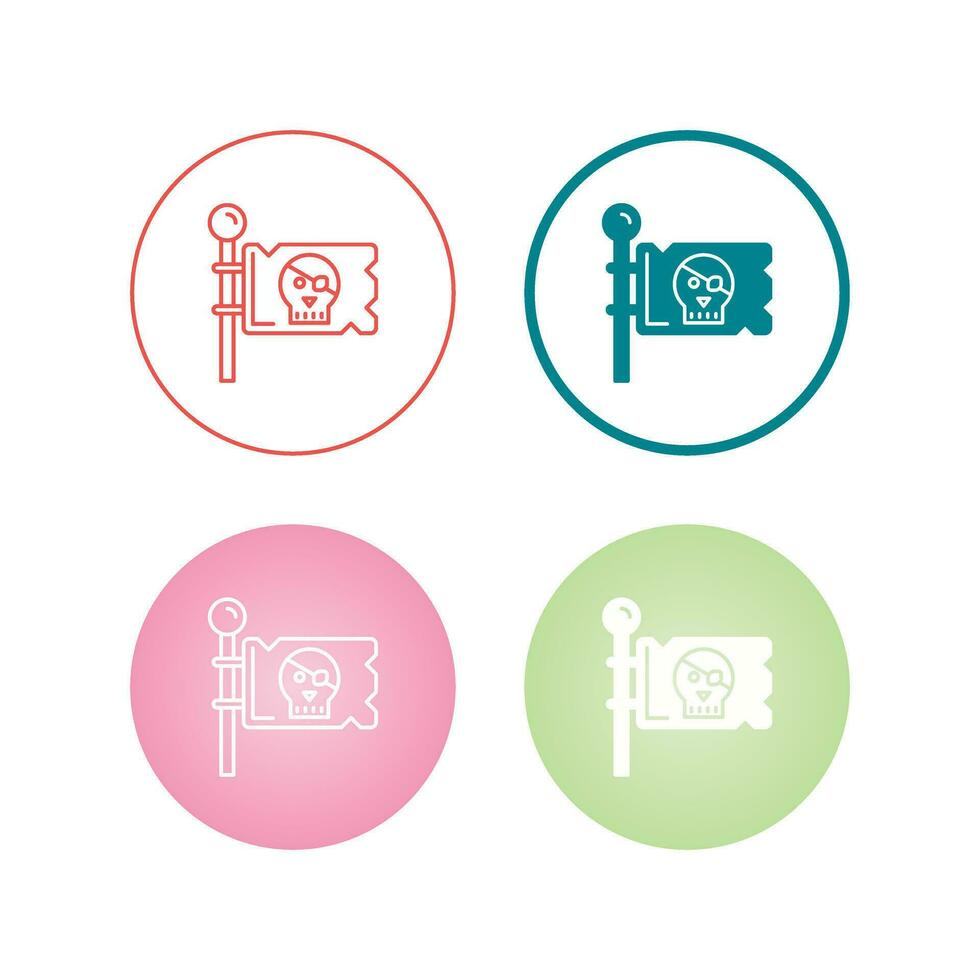 Pirate Flag Vector Icon
