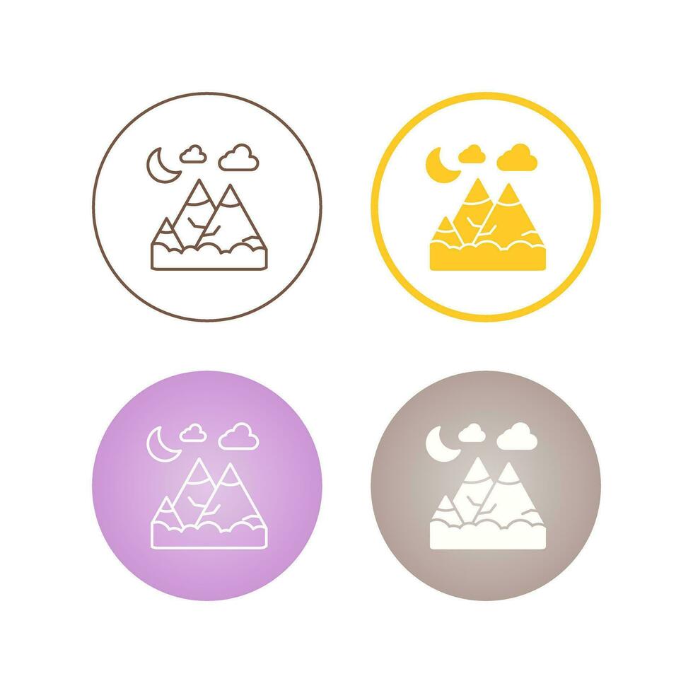 Mountains Vector Icon