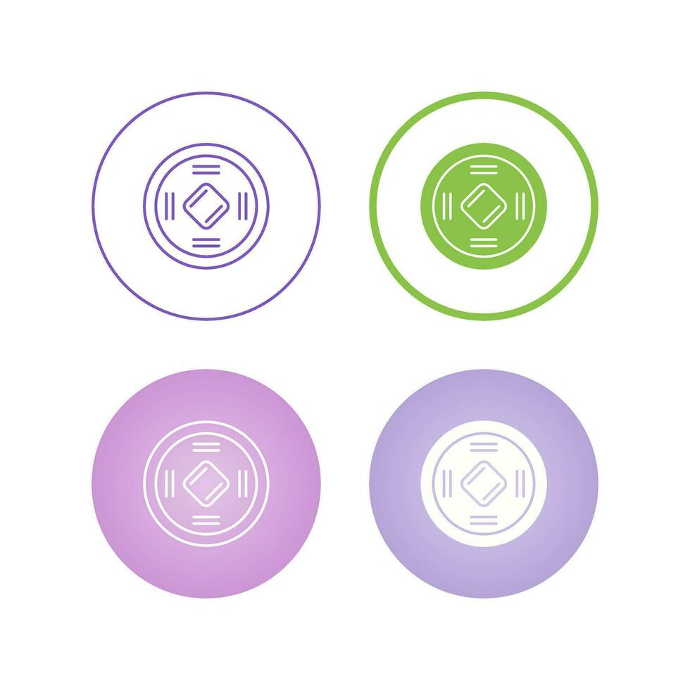 Lucky Coin Vector Icon