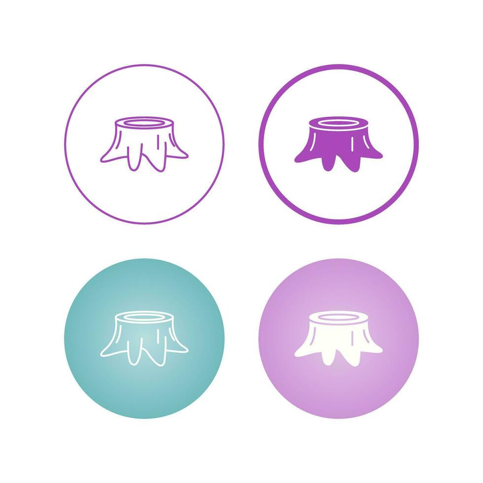 Stump Vector Icon