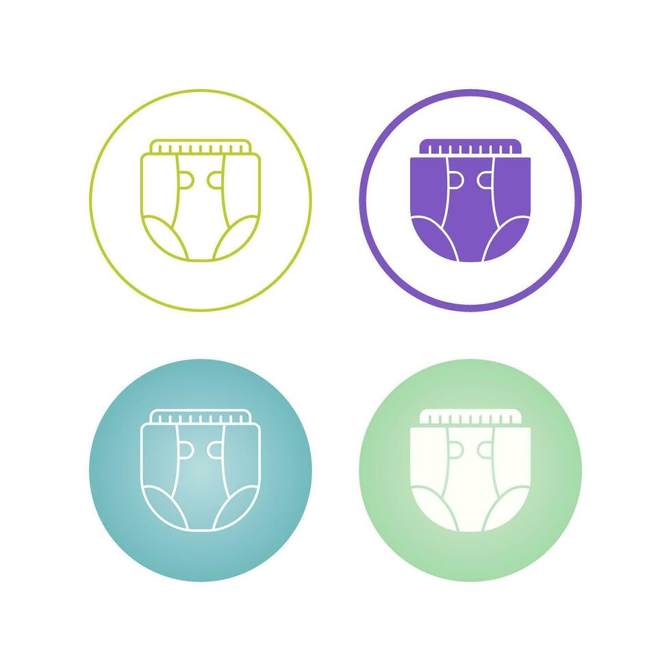 Diaper Vector Icon