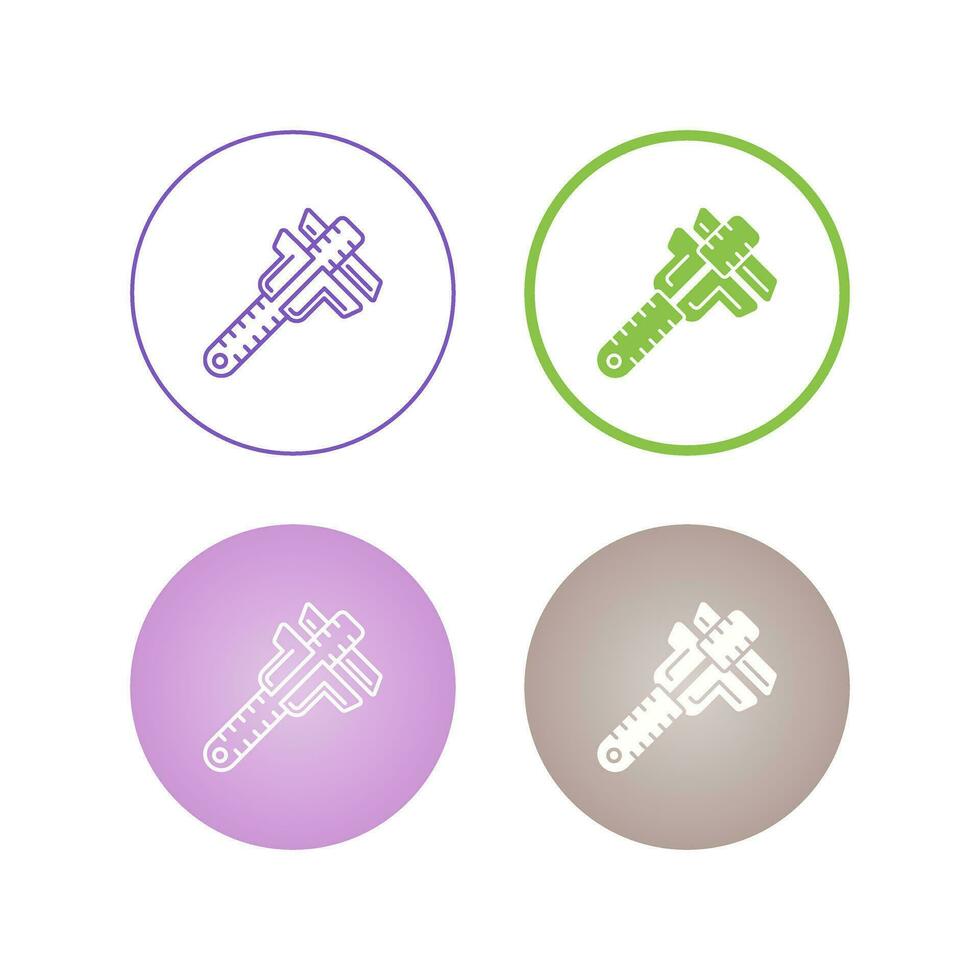 Vernier Caliper Vector Icon