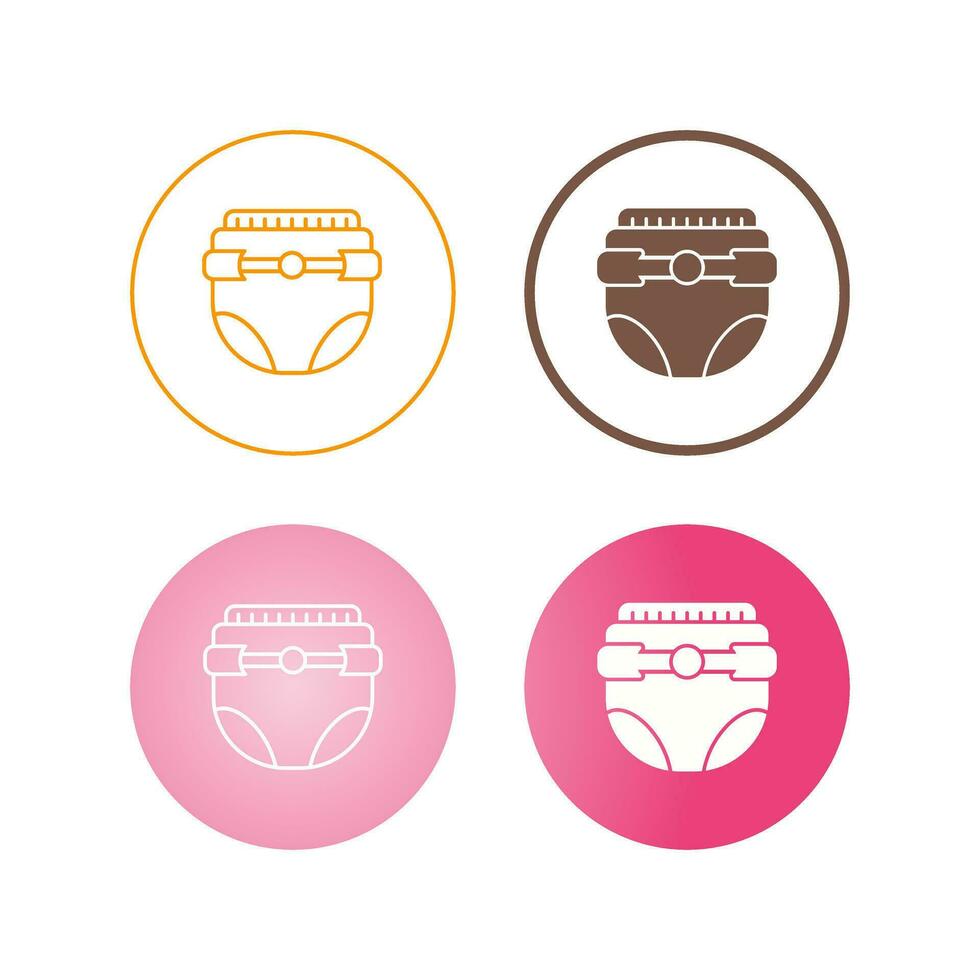 Diaper Vector Icon
