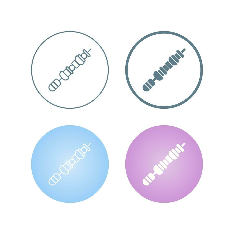 Skewers Vector Icon