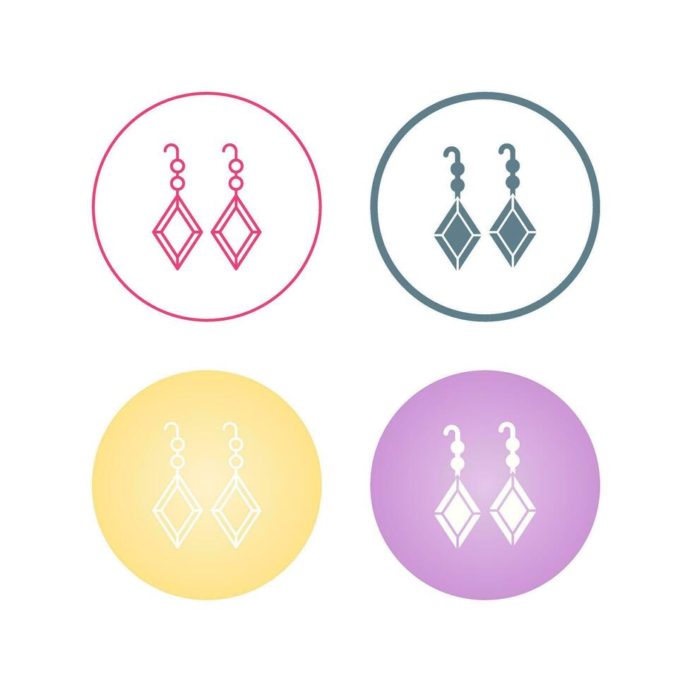 Earrings Vector Icon