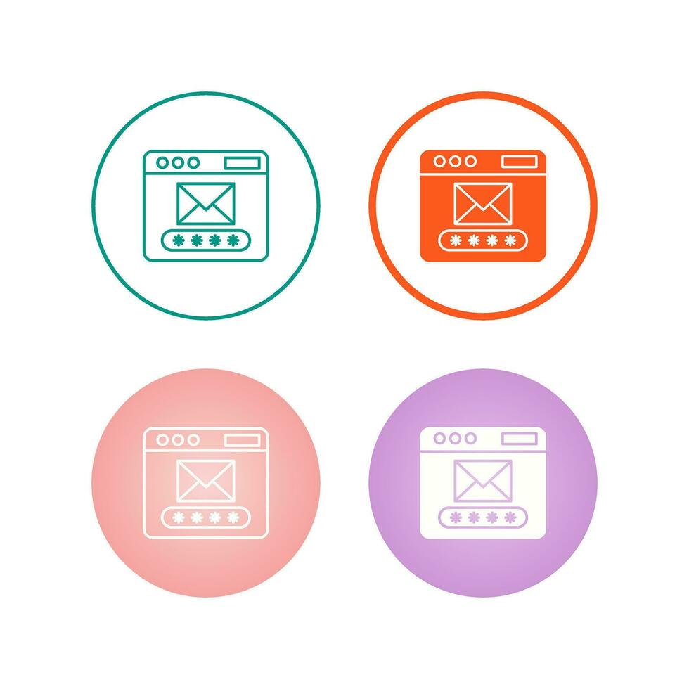 Mail Code Vector Icon