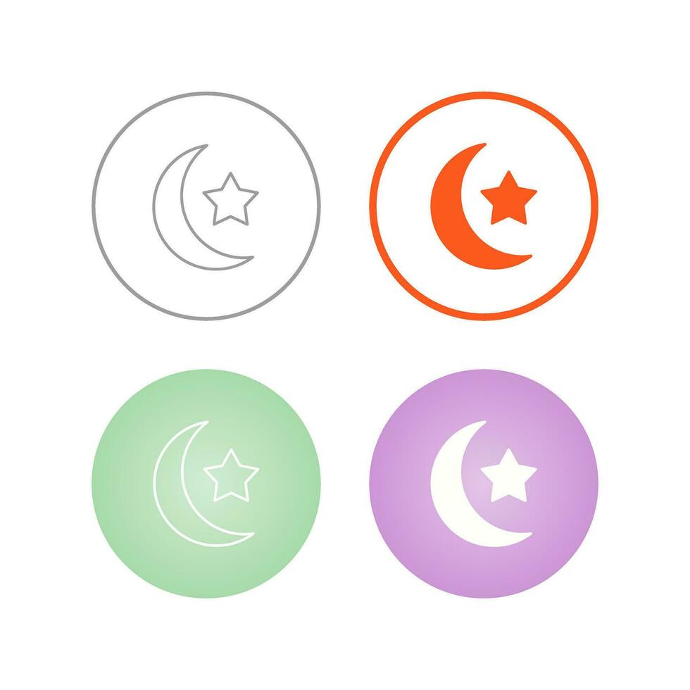 Moon Vector Icon