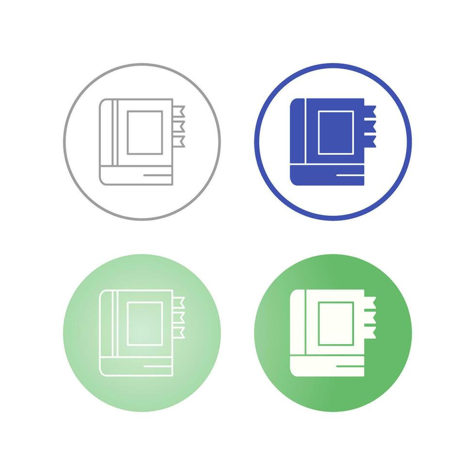 Diary Vector Icon