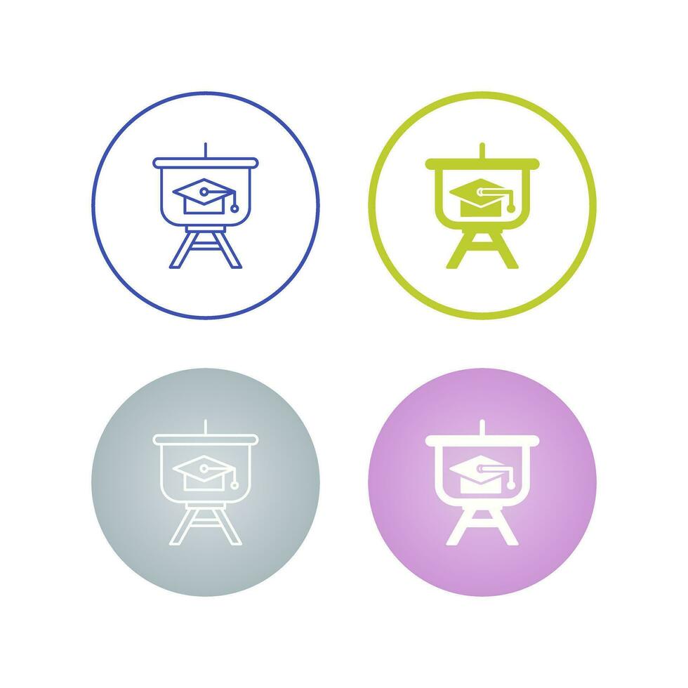 Graduation Presentation Vector Icon
