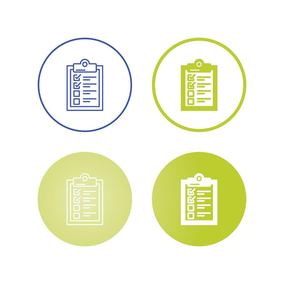 Clipboard Vector Icon