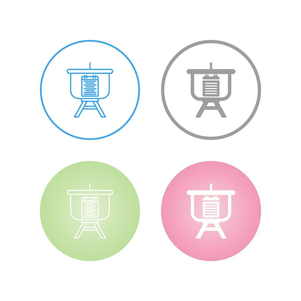 Menu Presentation Vector Icon