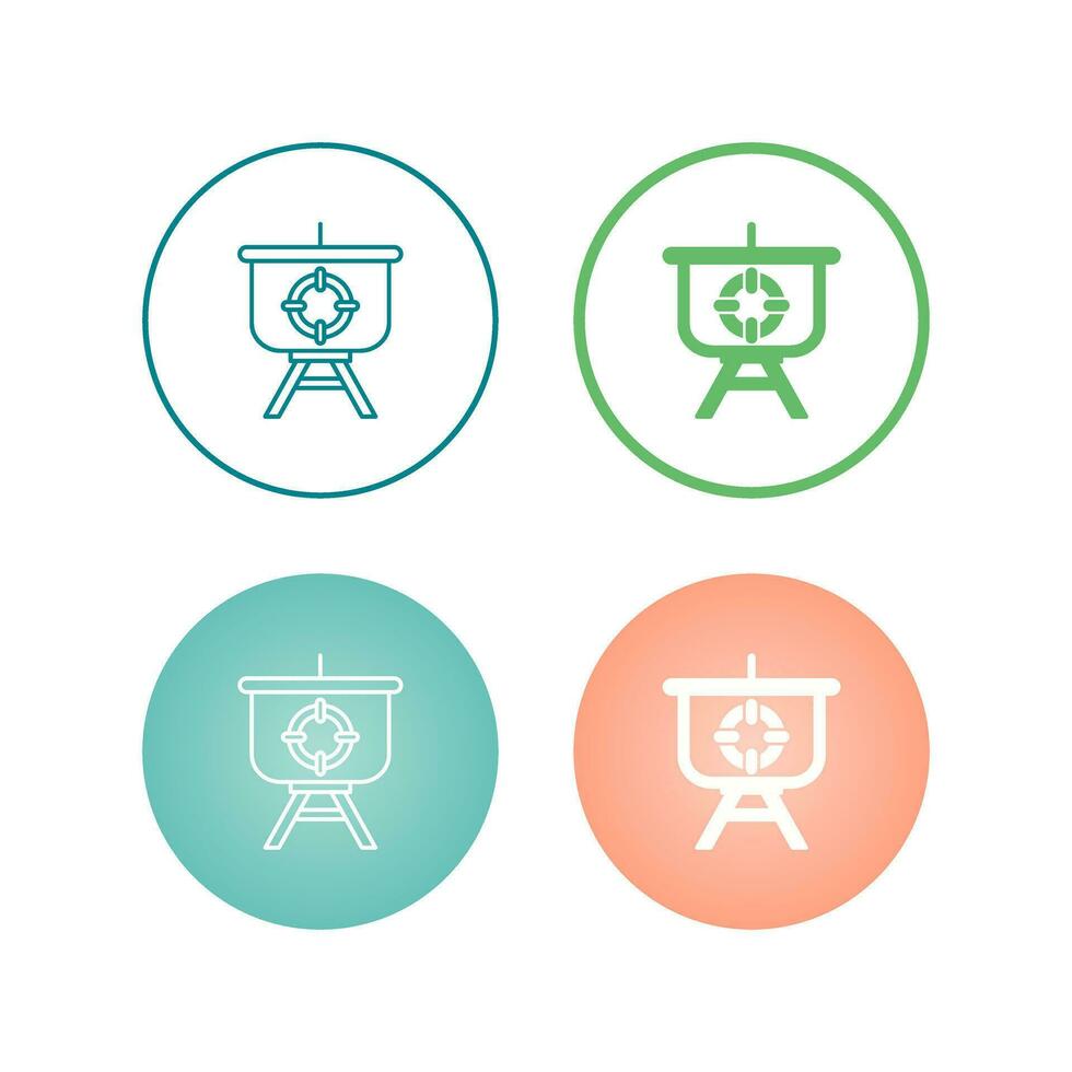 Target Presentation Vector Icon