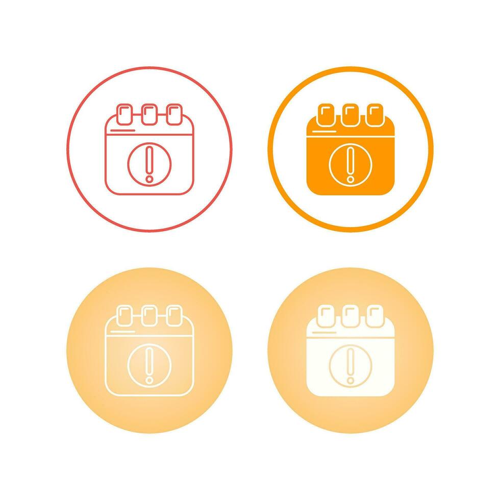 Alert Vector Icon