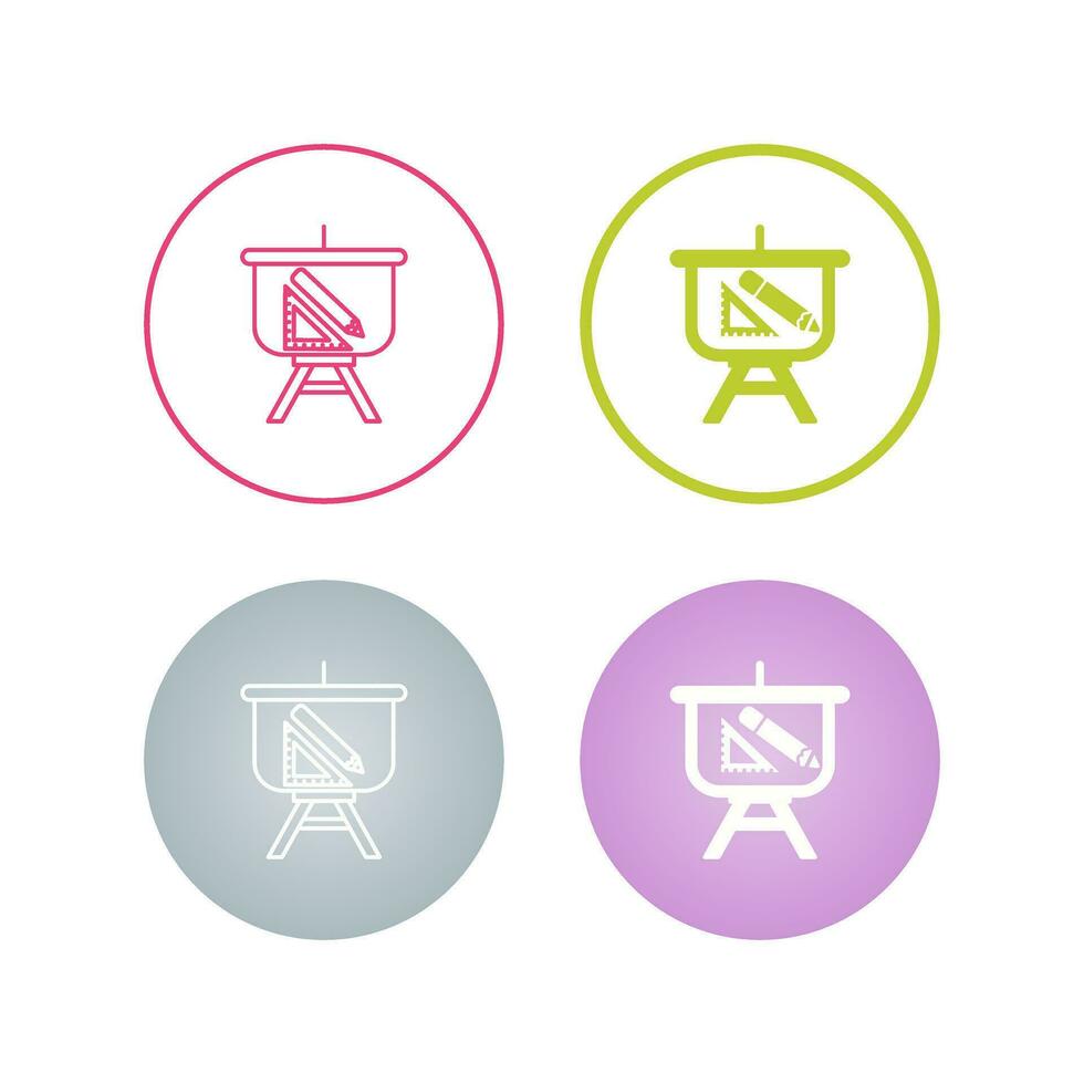 Designing Presentation Vector Icon