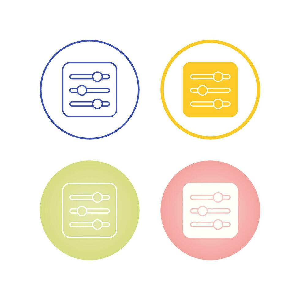 Mixer Vector Icon