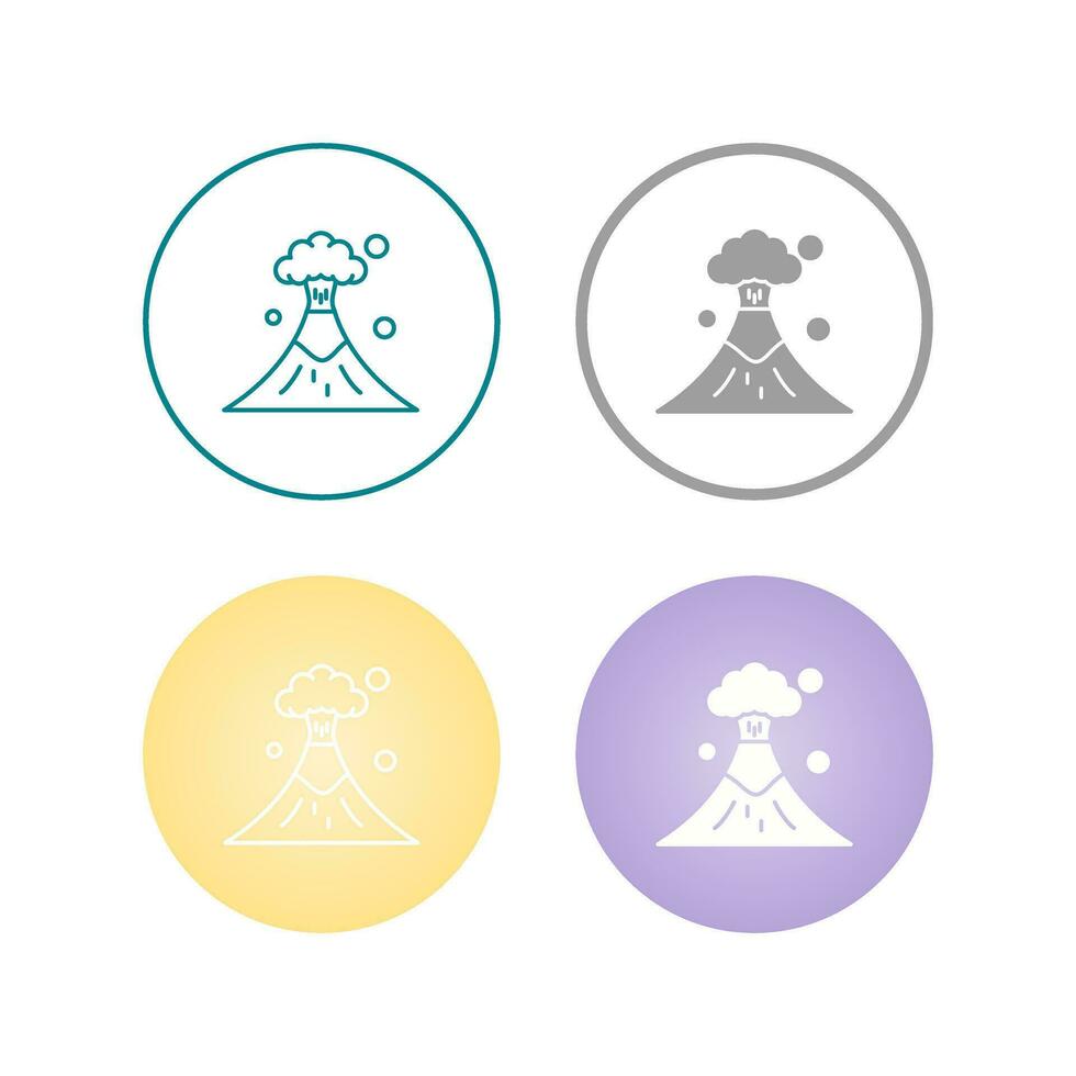 Volcano Vector Icon