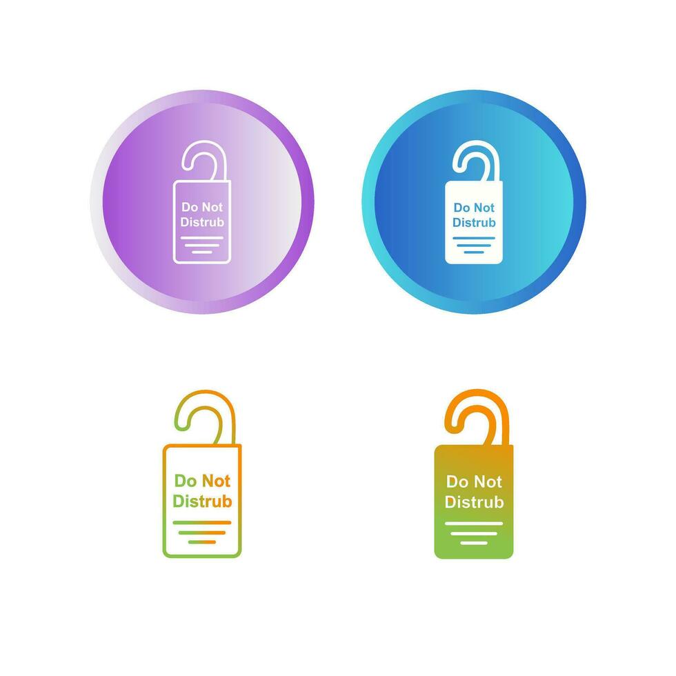 Door Hanger Vector Icon