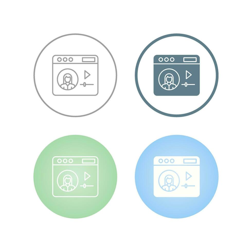 Video Tutorial Vector Icon