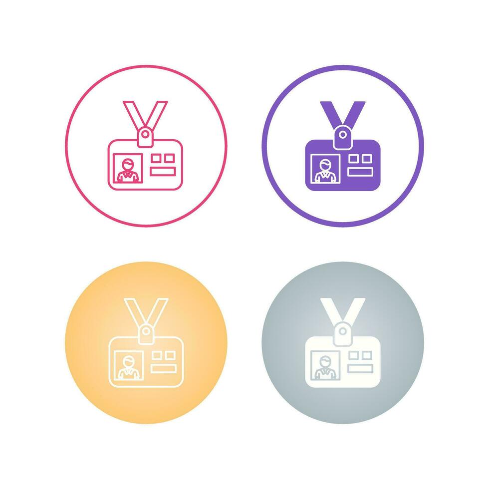 Id Card Vector Icon