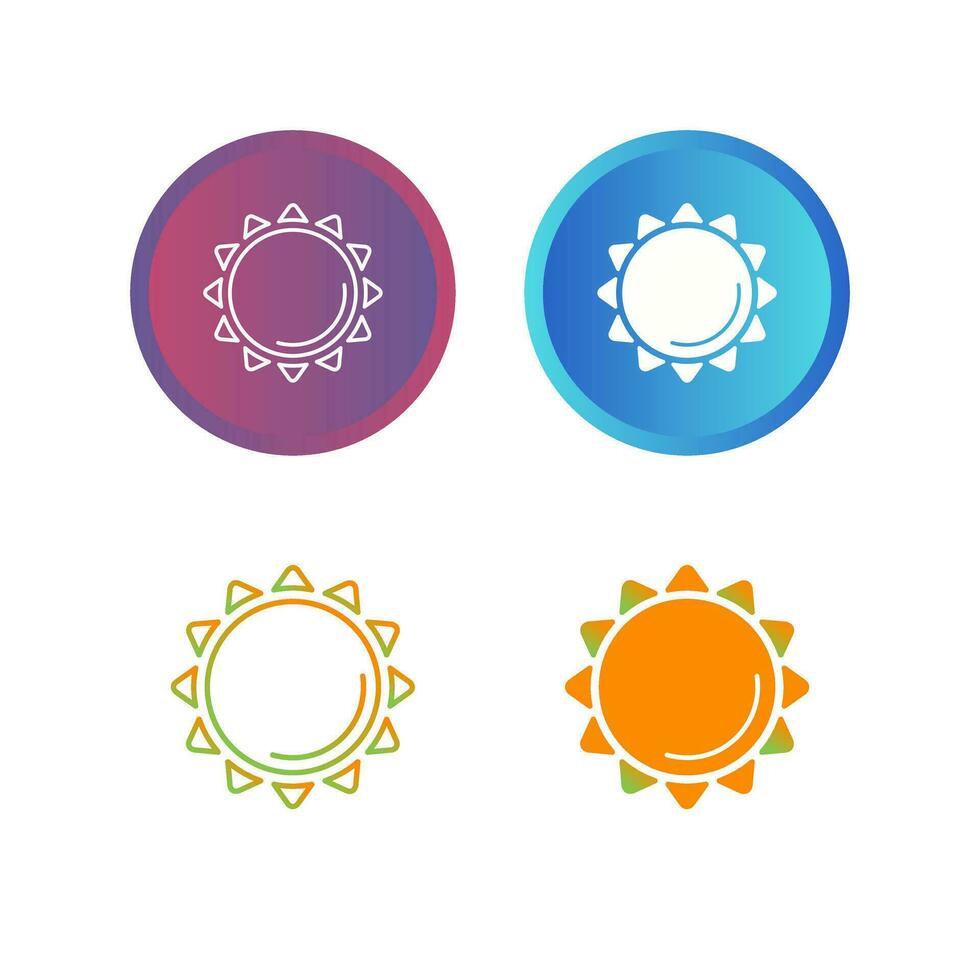 Sun Vector Icon