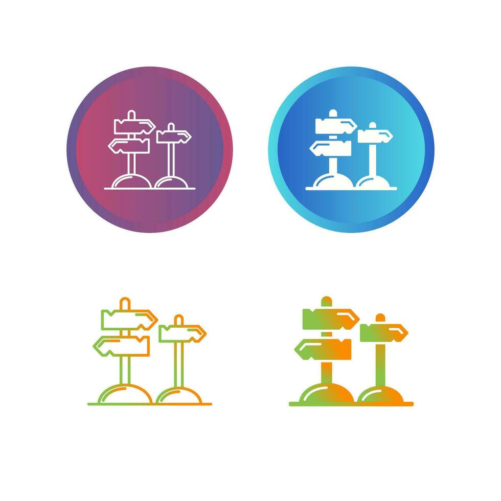 Directions Vector Icon