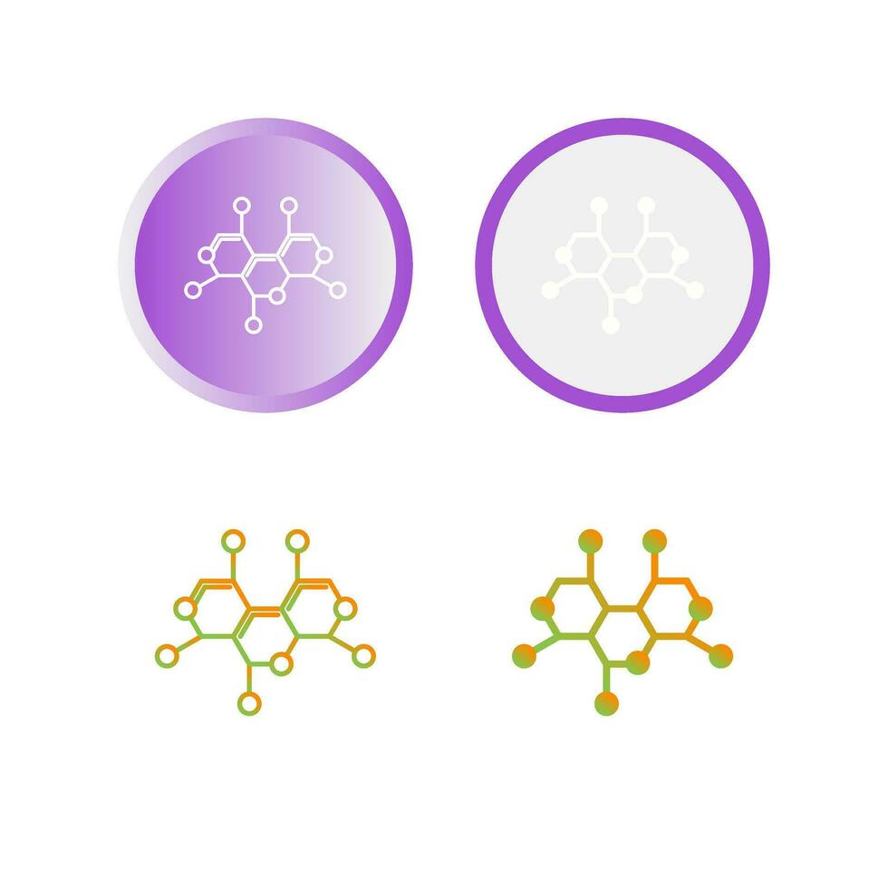Molecule Structure Vector Icon