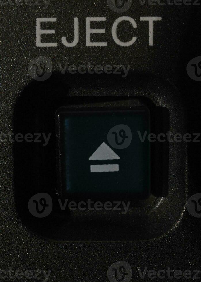 Macro shot of the Eject button photo