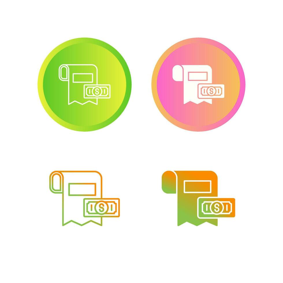 Bills Vector Icon