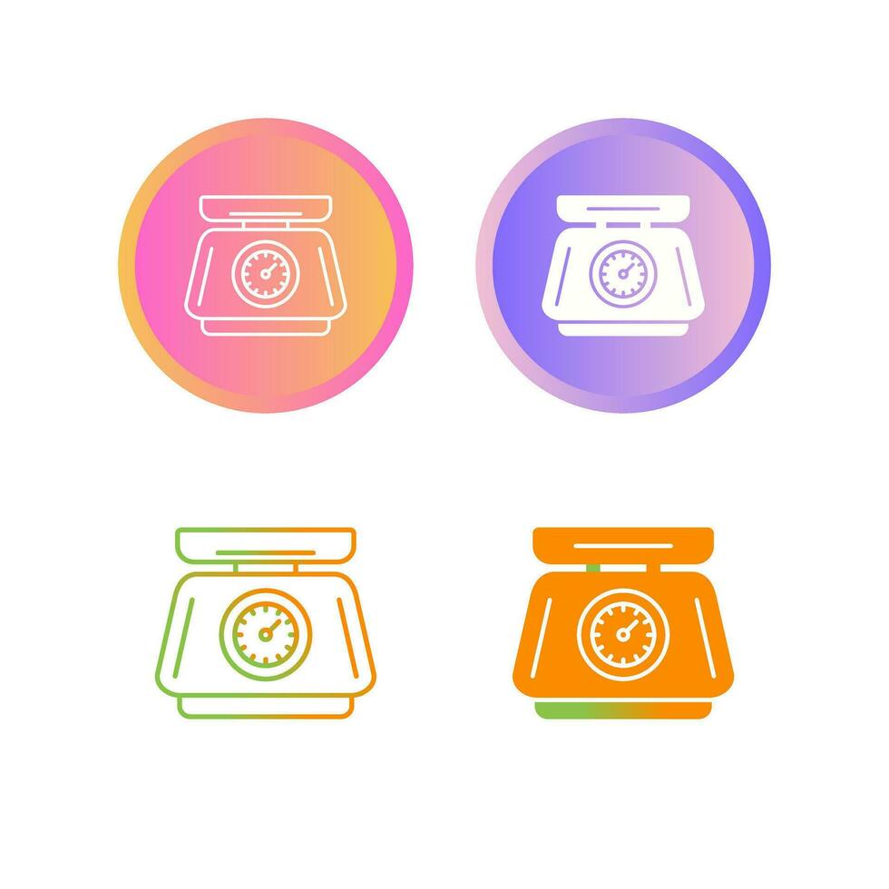 Weight Scale Vector Icon