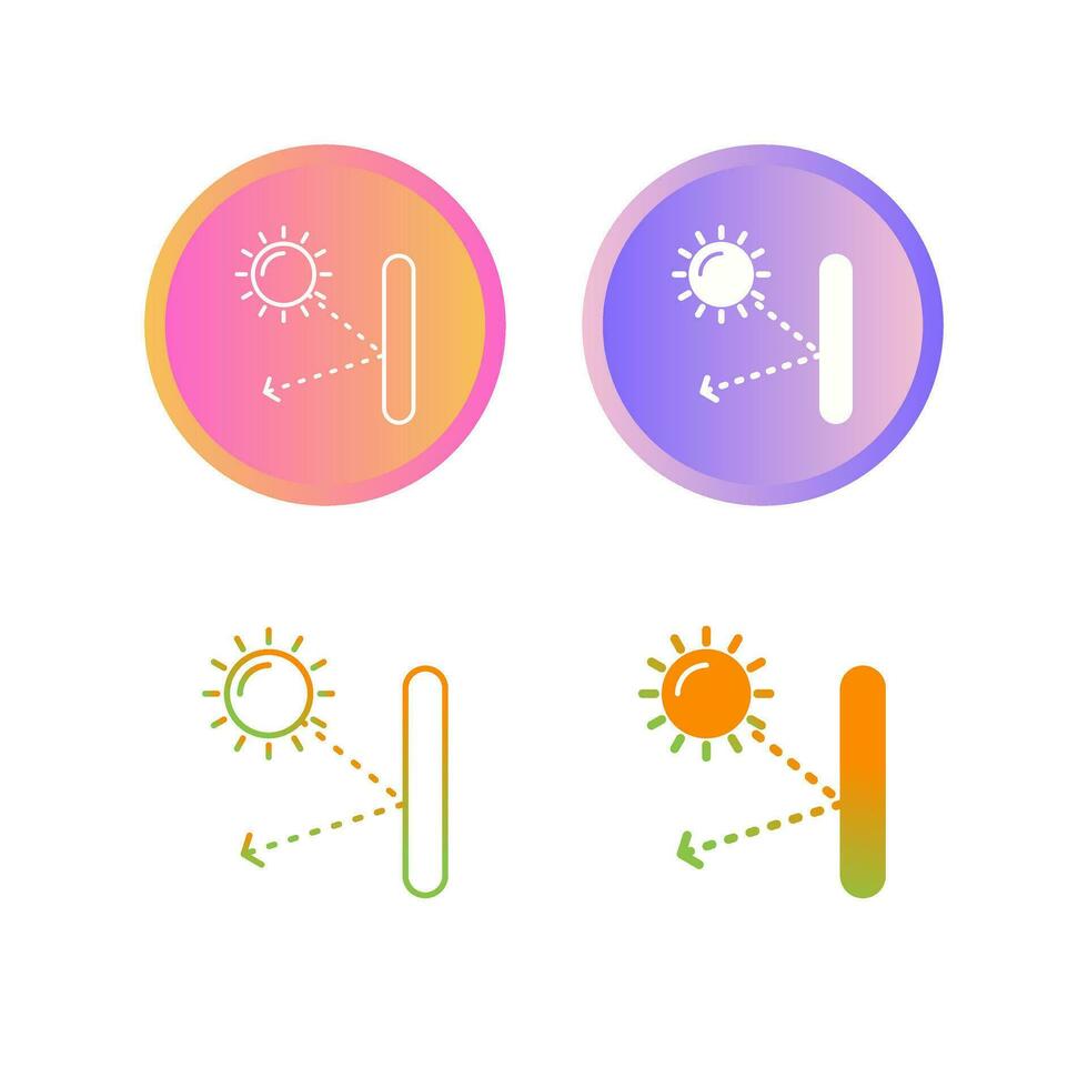 Specular Reflection Vector Icon