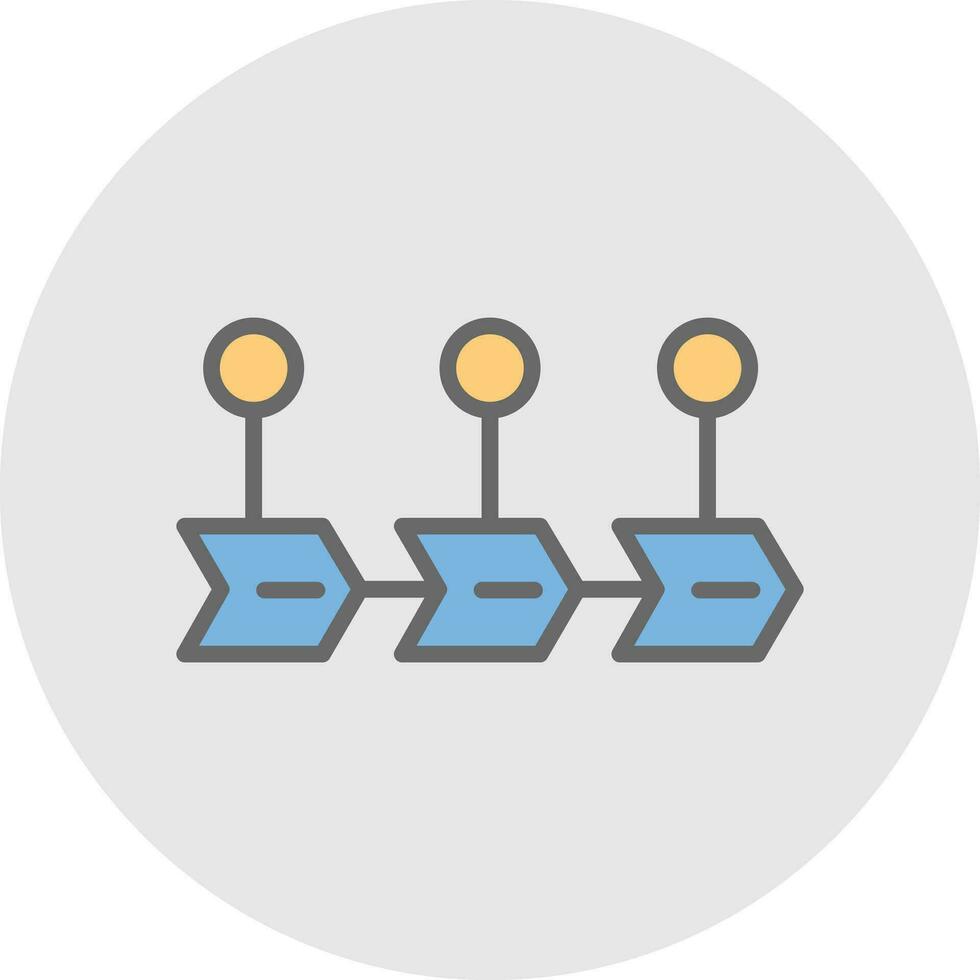 Value Chain Vector Icon Design