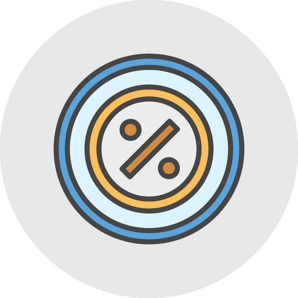 Percentage Vector Icon Design