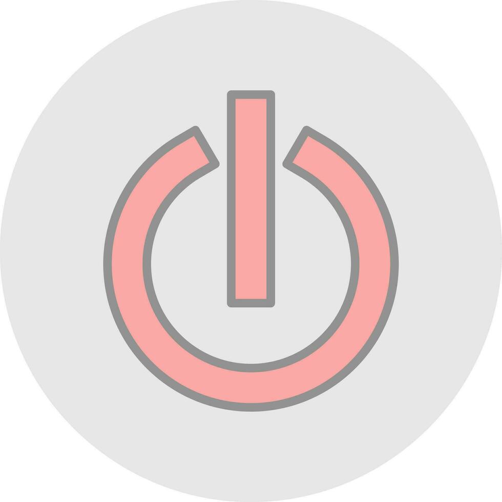 Power Button Vector Icon Design