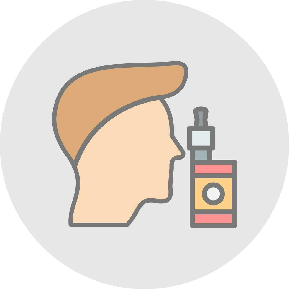 Vaping Vector Icon Design