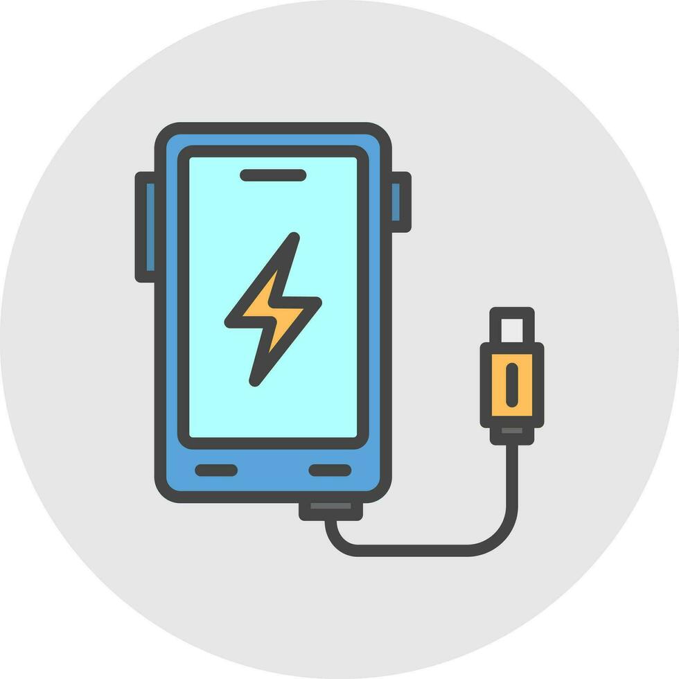 Wireless Charger Vector Icon Design