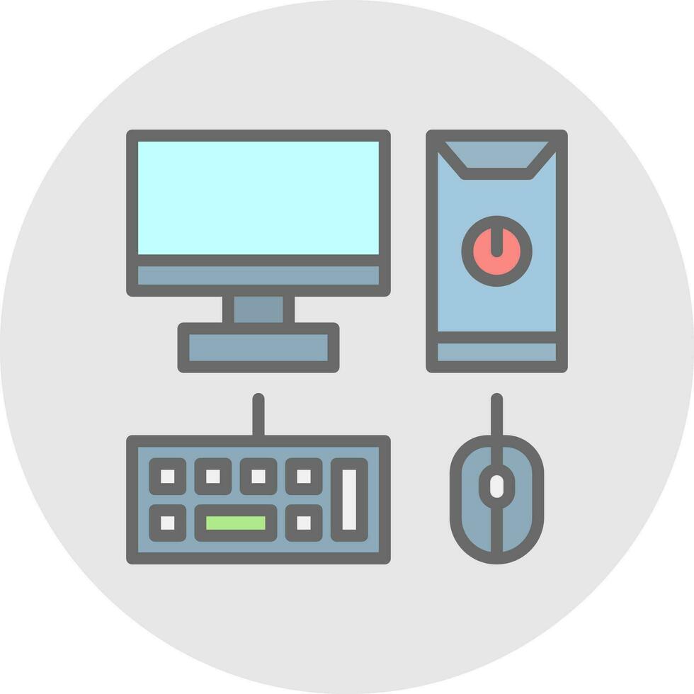 Computer Vector Icon Design