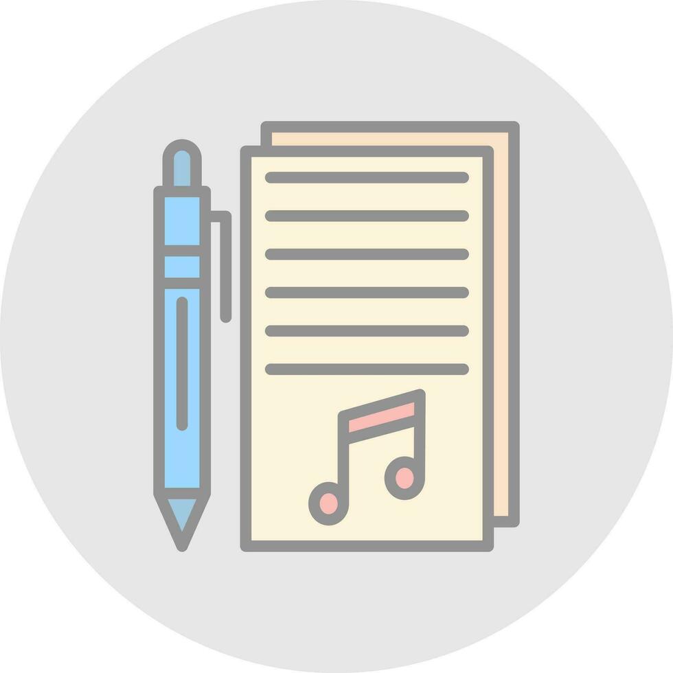 Music Note Vector Icon Design