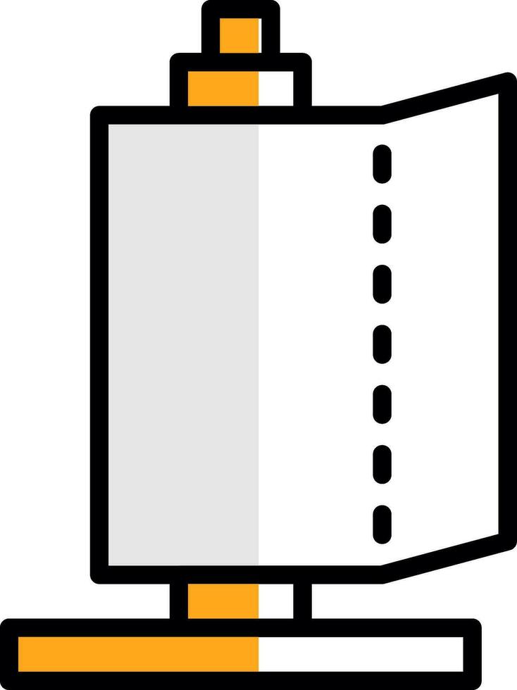Toilet Paper Vector Icon Design