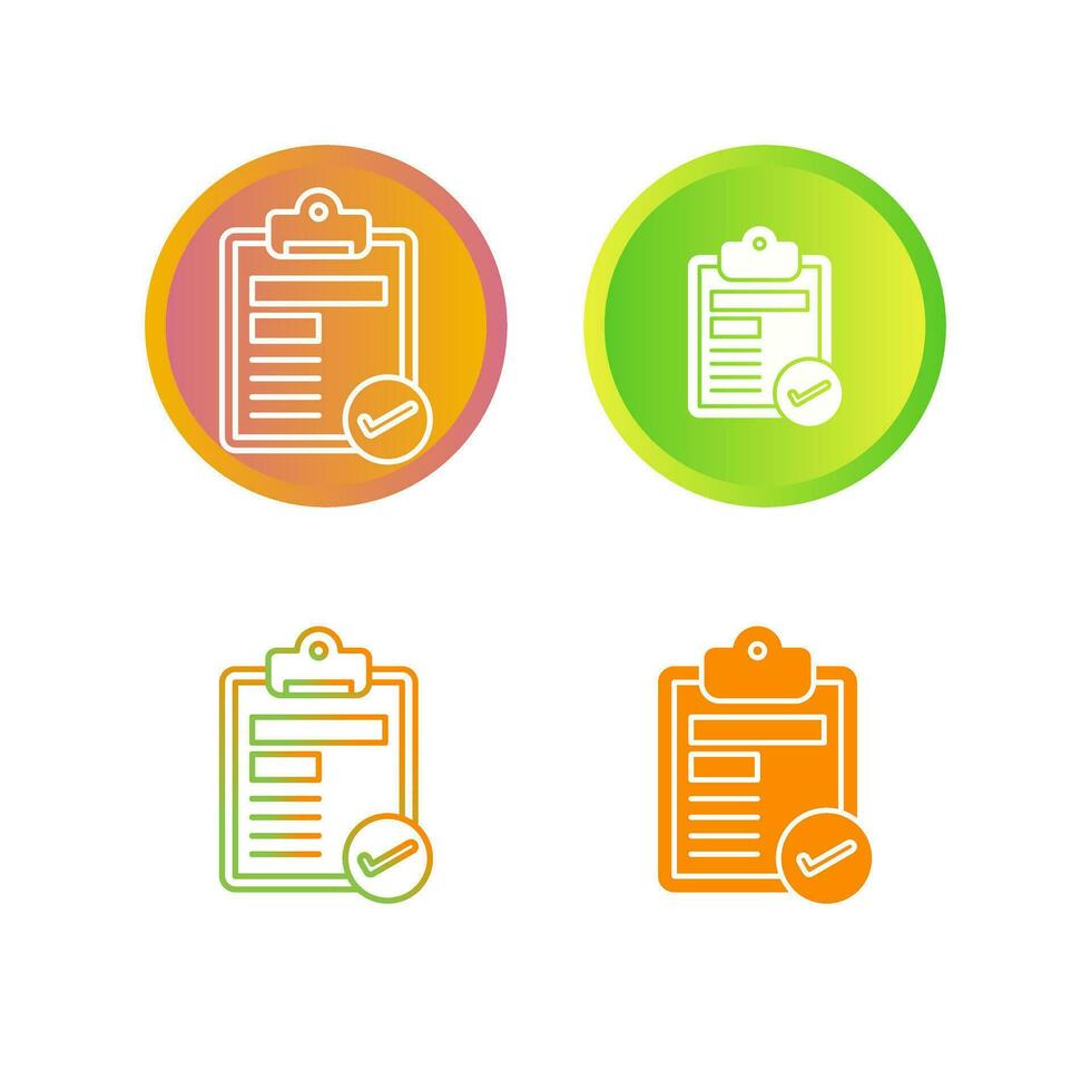 Test Results Vector Icon