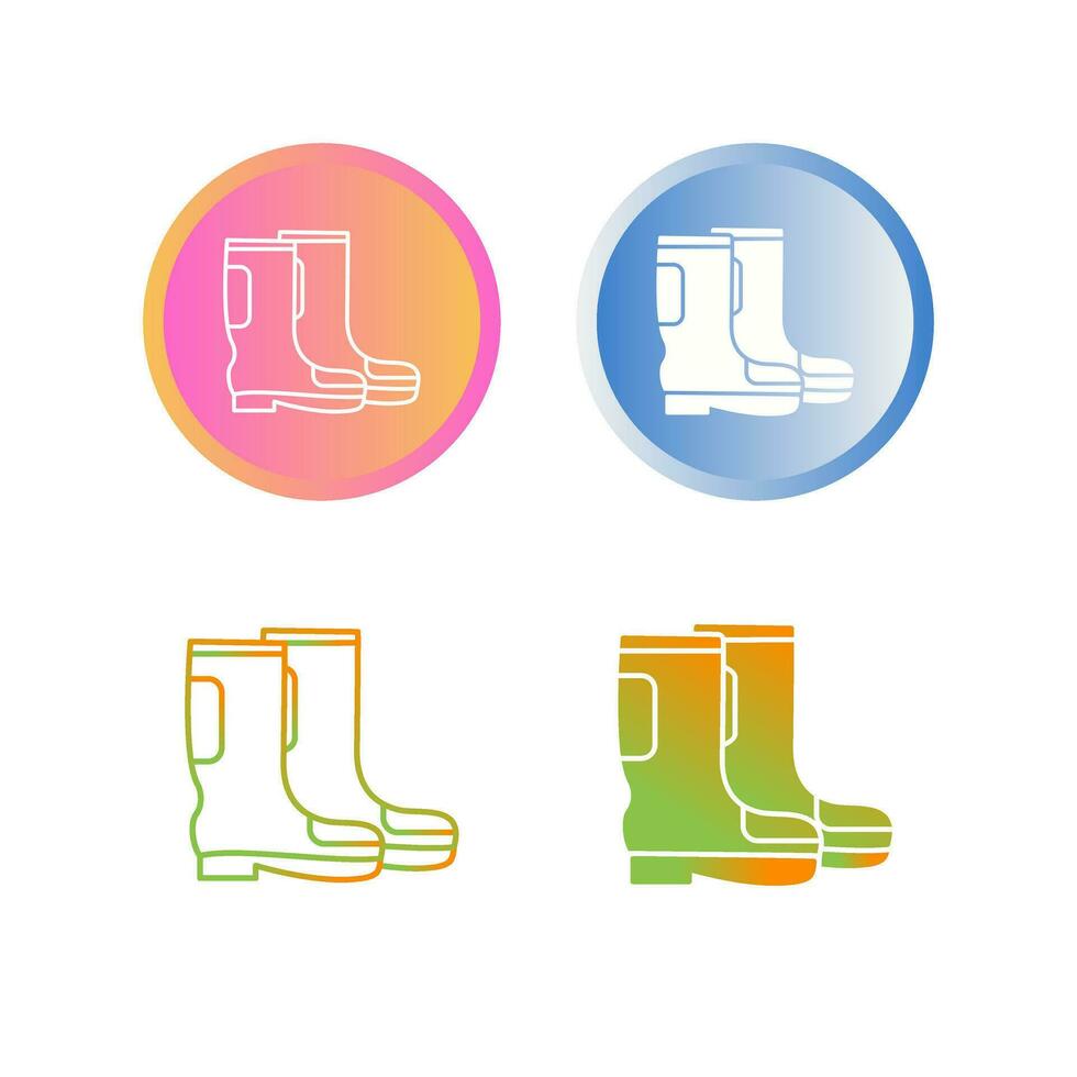 Rain Boots Vector Icon