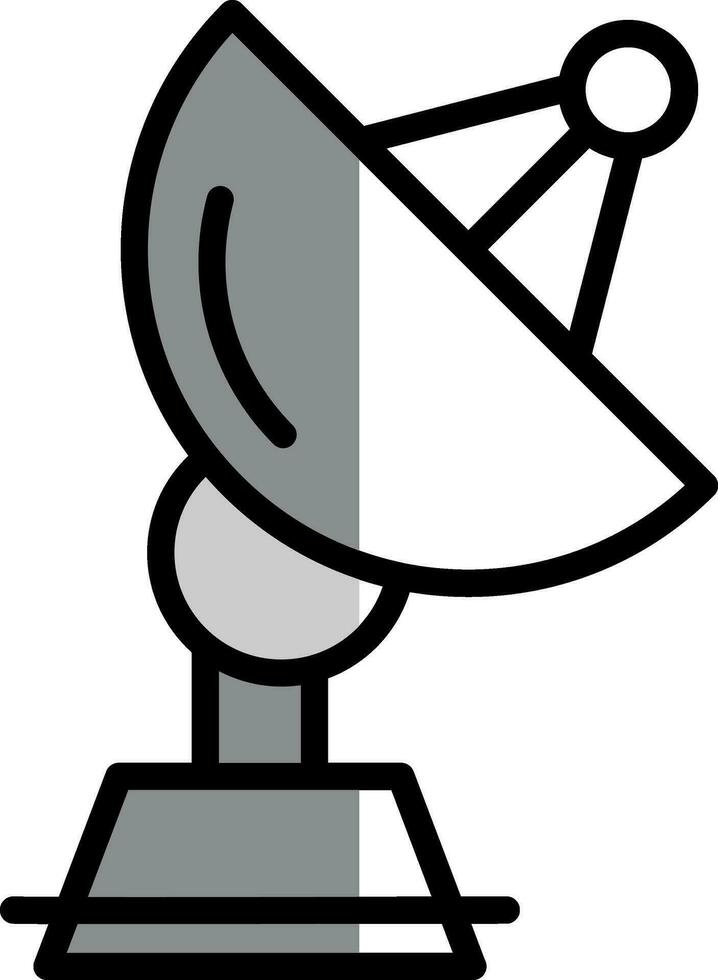 Satellite Dish Vector Icon Design