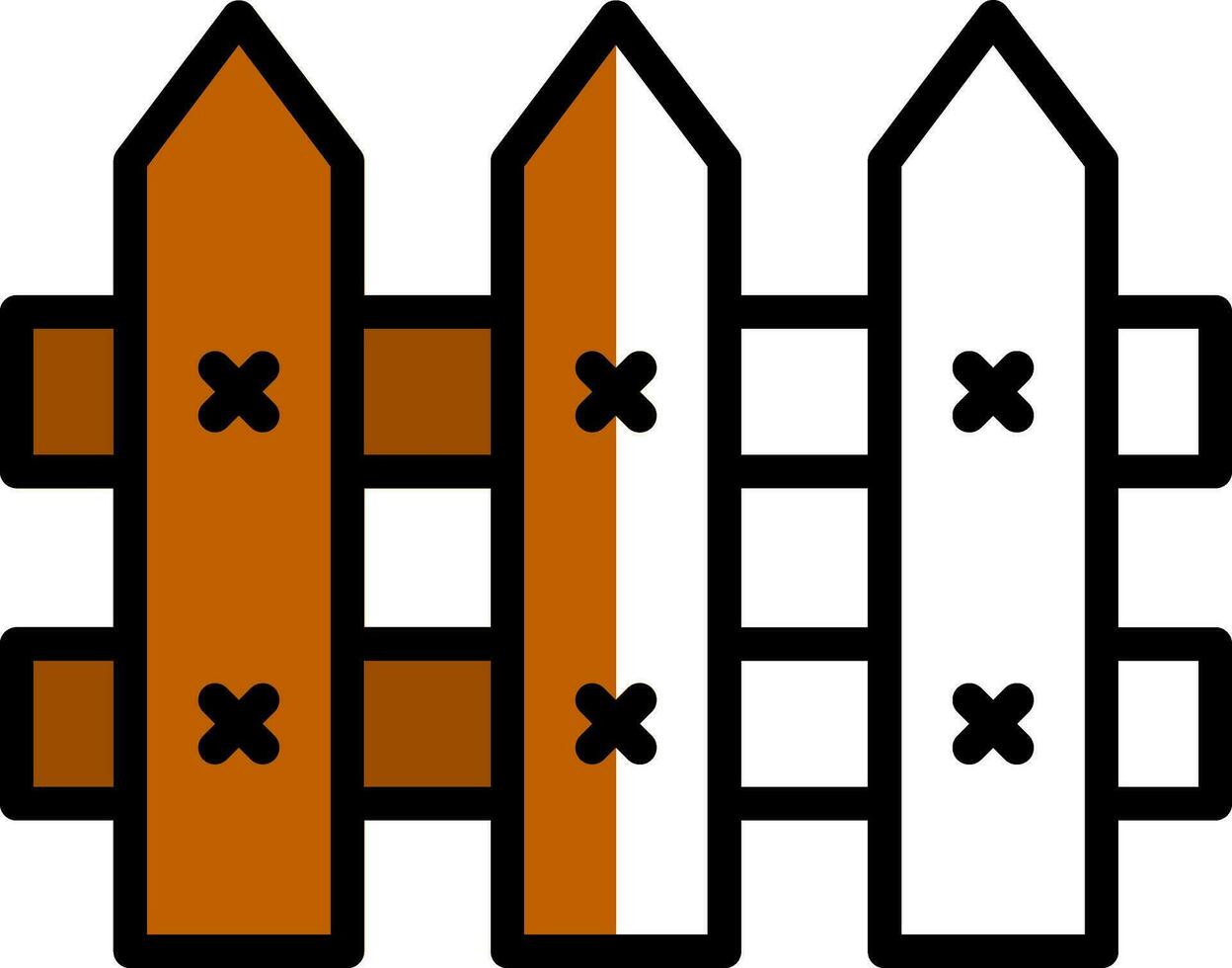 Fence Vector Icon Design