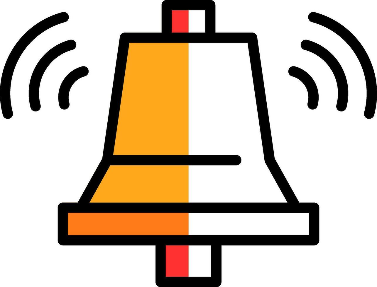 Ring Bell Vector Icon Design