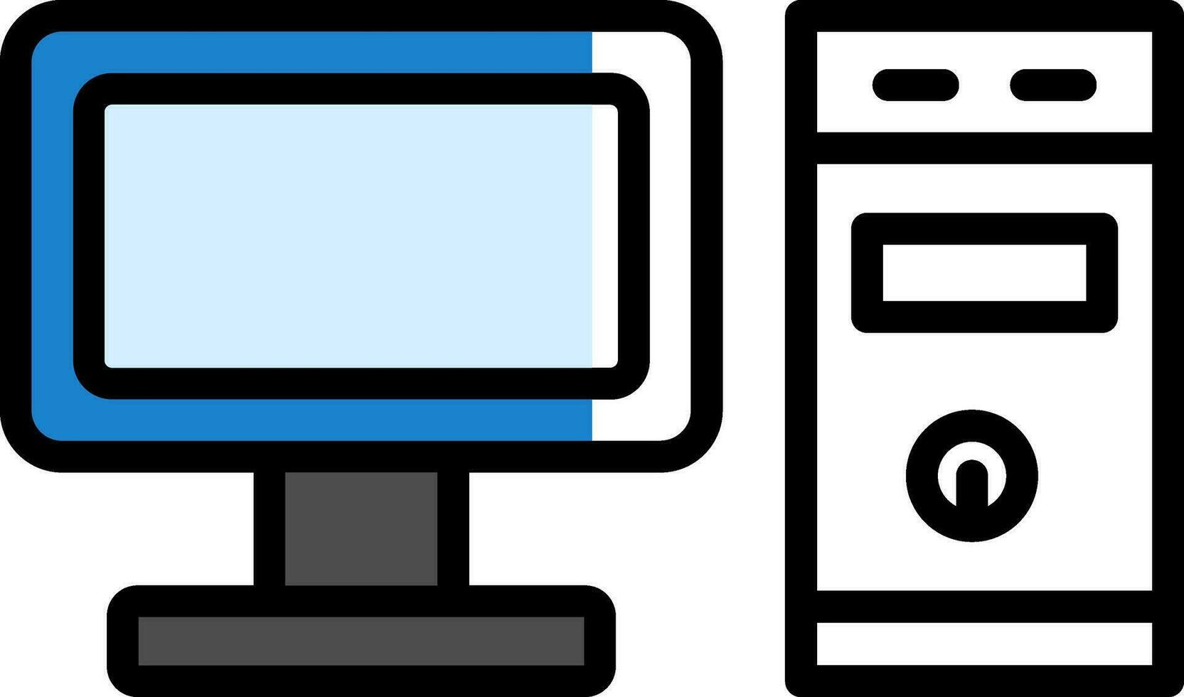 Computer Vector Icon Design