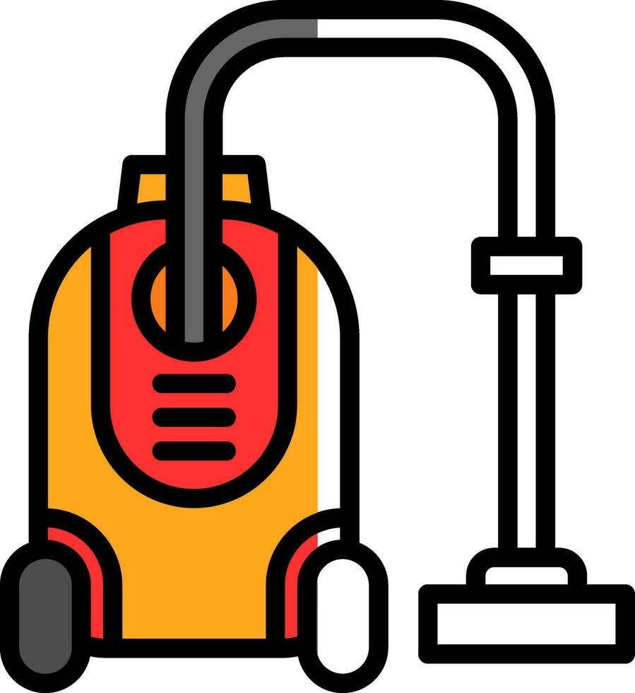 Vacuum Cleaner Vector Icon Design